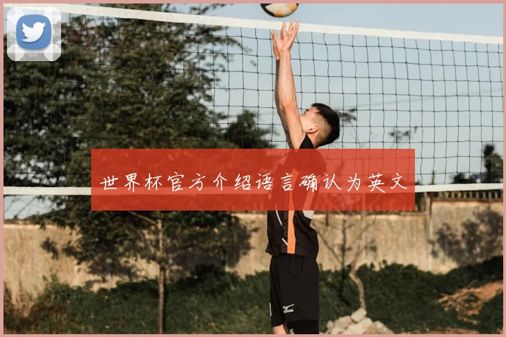 世界杯官方介绍语言确认为英文