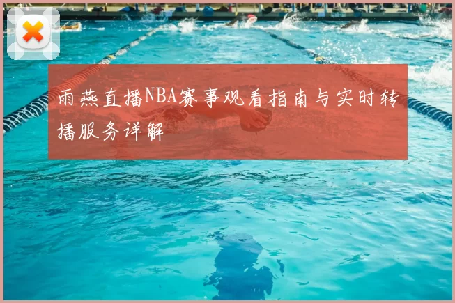 雨燕直播NBA赛事观看指南与实时转播服务详解