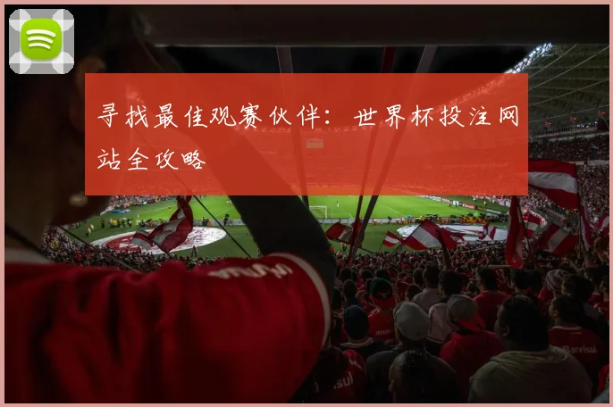 寻找最佳观赛伙伴：世界杯投注网站全攻略